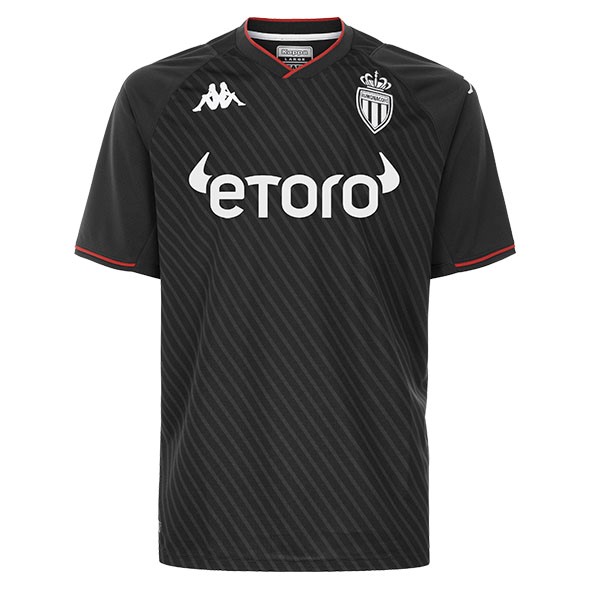 Camiseta AS Monaco 2ª Kit 2021 2022 Negro